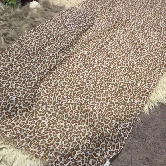 Animal Print Lightweight Scarf-EUC-75x26 - Picture 10 of 12